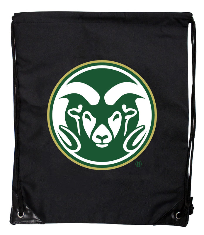 Colorado State Rams Officially Licensed Drawstring Backpack - Lightweight Cinch Bag with Team Logo