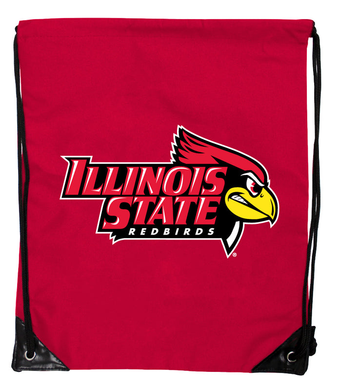 Illinois State birds Officially Licensed Drawstring Backpack - Lightweight Cinch Bag with Team Logo