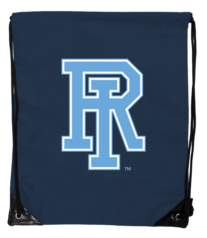 Rhode Island University Officially Licensed Drawstring Backpack - Lightweight Cinch Bag with Team Logo