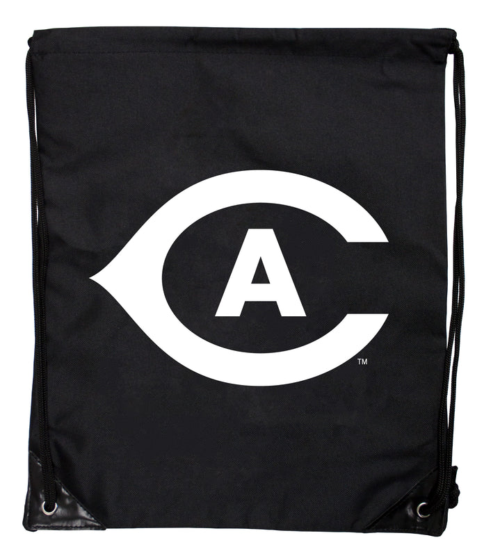 UC Davis Aggies Officially Licensed Drawstring Backpack - Lightweight Cinch Bag with Team Logo Black