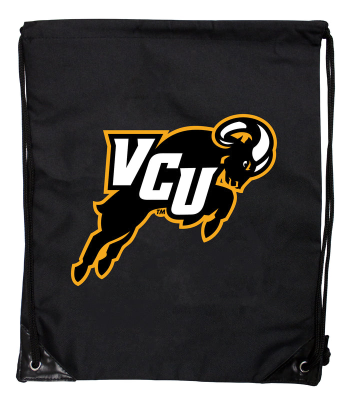 Virginia Commonwealth Officially Licensed Drawstring Backpack - Lightweight Cinch Bag with Team Logo