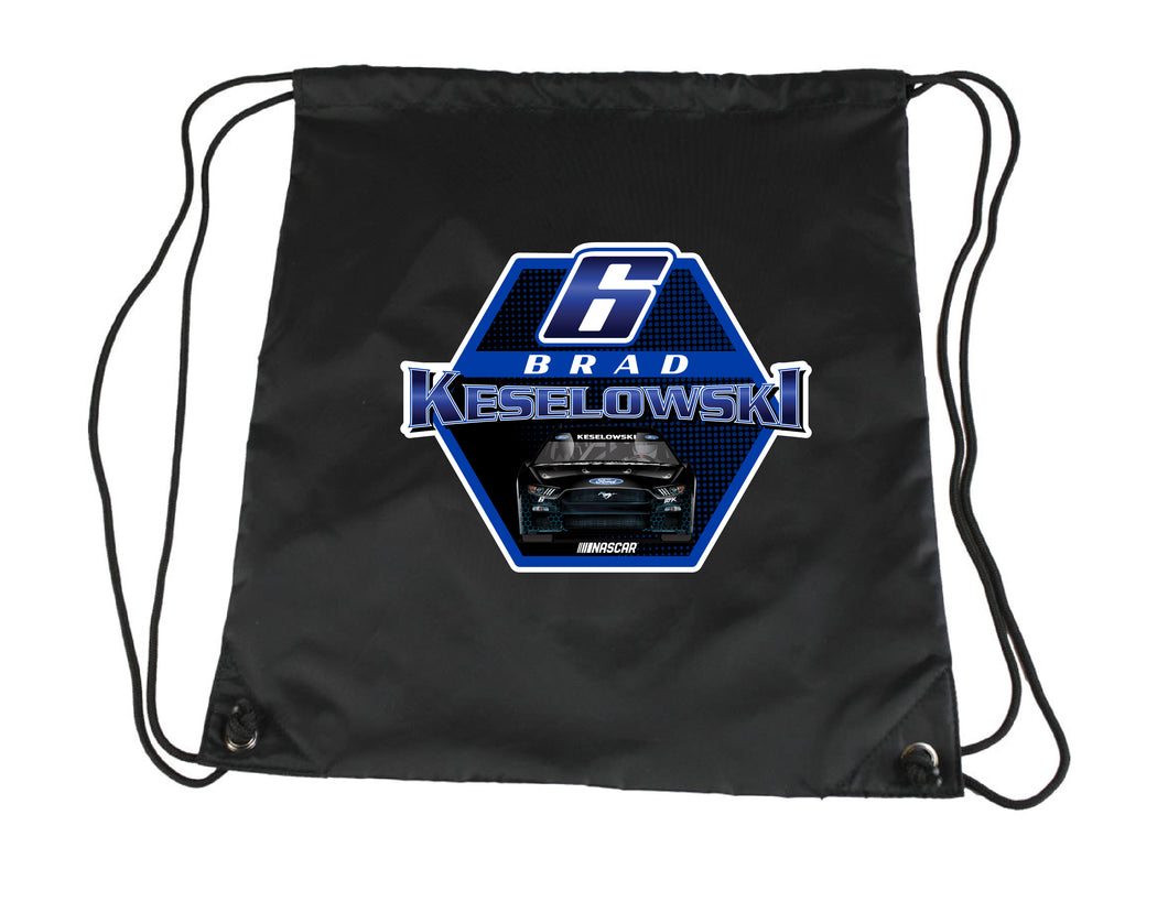 #6 Brad Keselowski Officially Licensed Nascar Cinch Bag with Drawstring