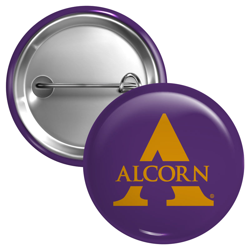 Alcorn State Braves Small 1-Inch Button Pin Officially Licensed Collegiate Product Small