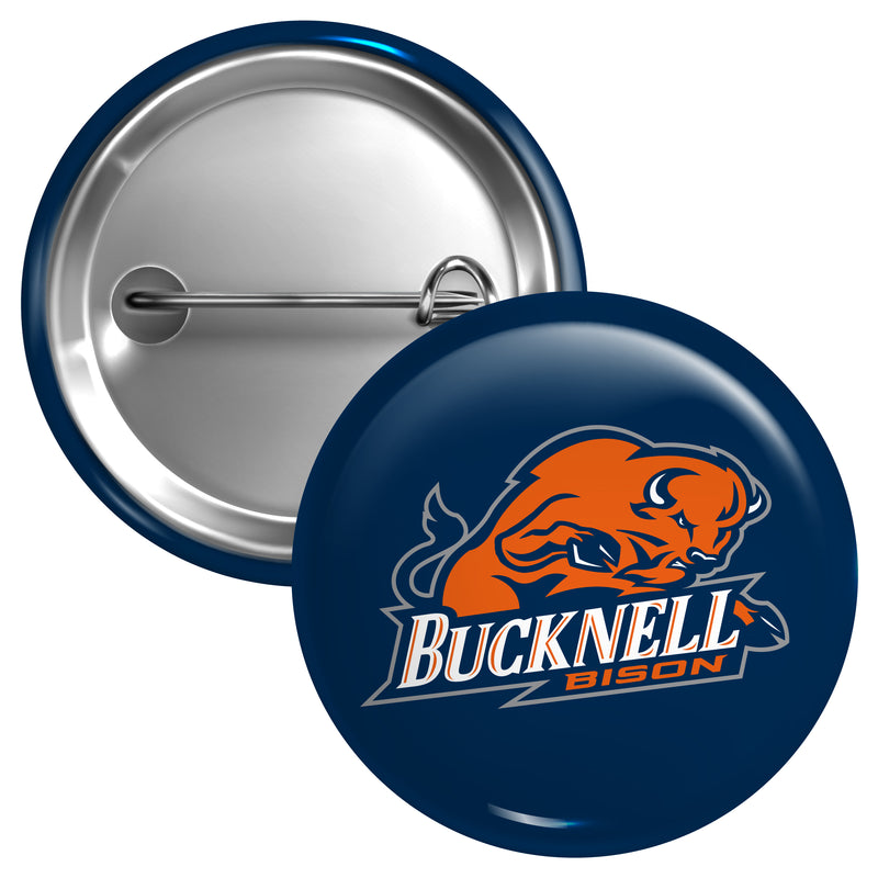 Bucknell University Bison Button Pin Officially Licensed - 3 Size Options