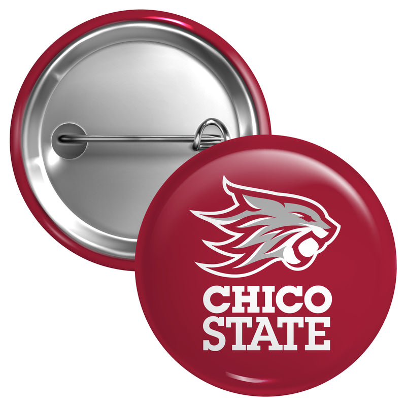 California State University, Chico Small 1-Inch Button Pin Officially Licensed Collegiate Product Small
