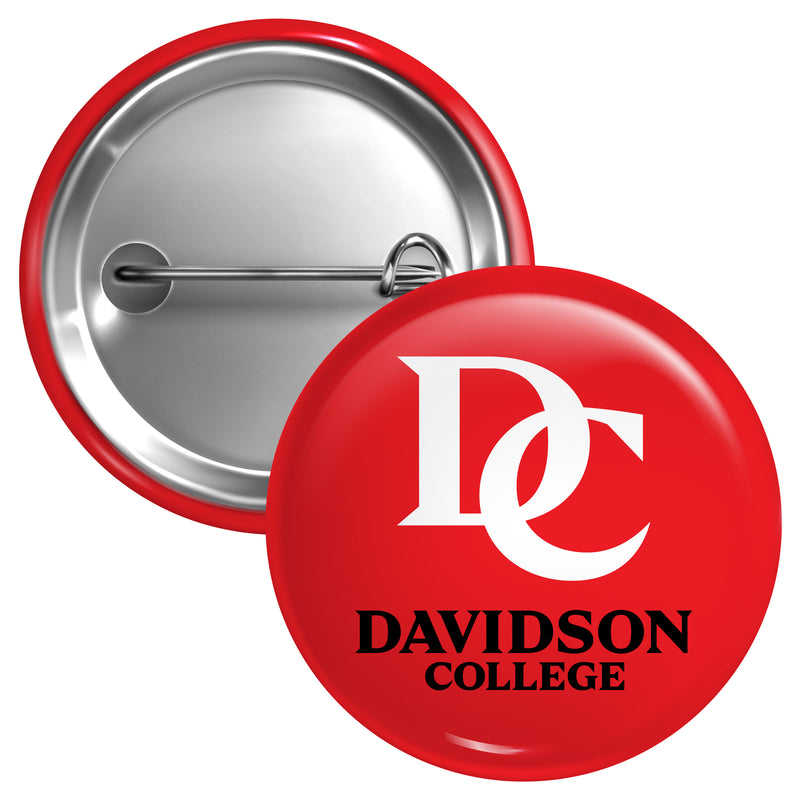 Davidson College Medium 2-Inch Button Pin Officially Licensed Collegiate Product Medium