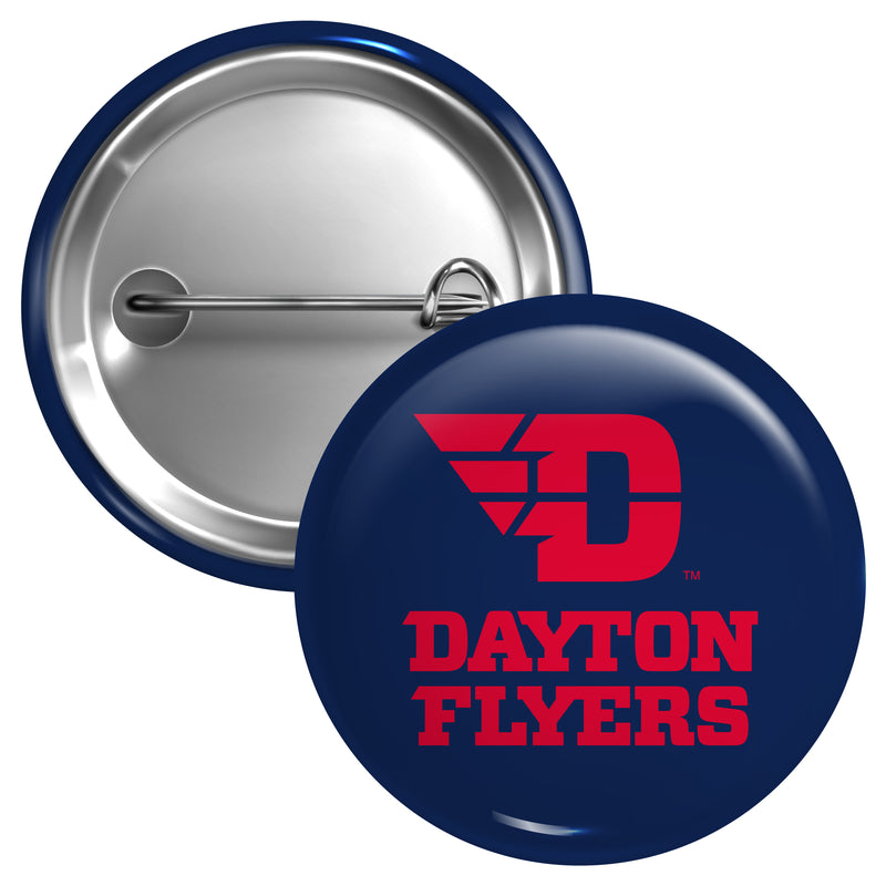 Dayton Flyers Medium 2-Inch Button Pin Officially Licensed Collegiate Product Medium