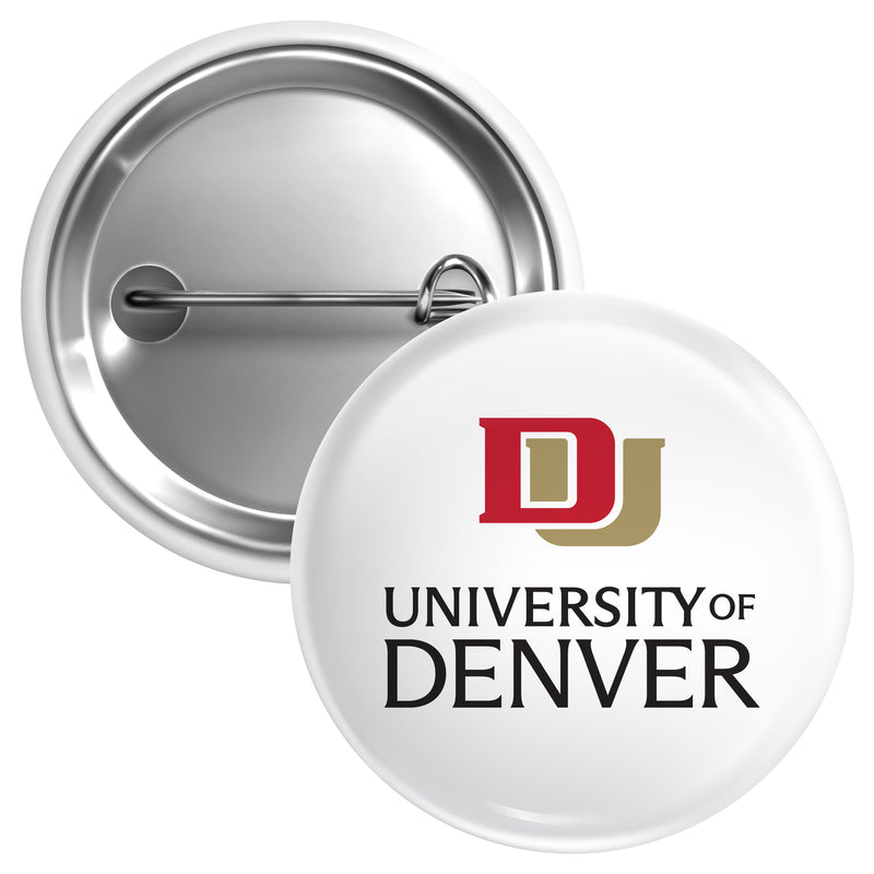 University of Denver Pioneers Small 1-Inch Button Pin Officially Licensed Collegiate Product Small