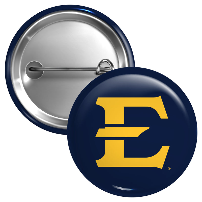 East Tennessee State University Large 3-Inch Button Pin Officially Licensed Collegiate Product Large