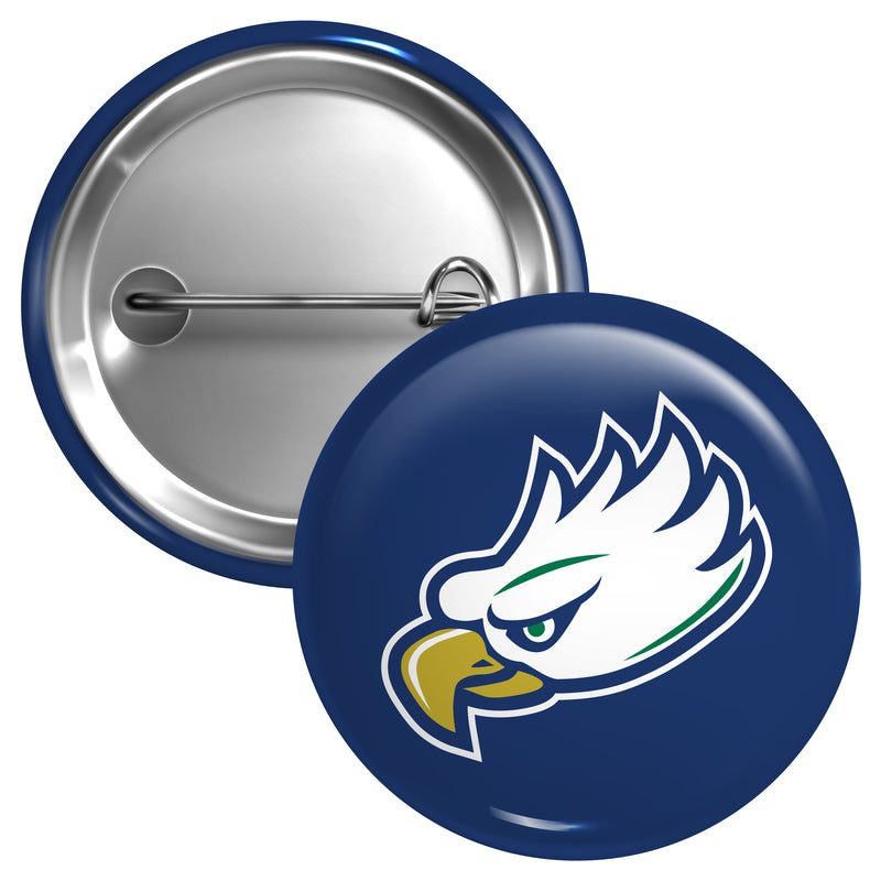 Florida Gulf Coast Eagles Small 1-Inch Button Pin Officially Licensed Collegiate Product Small