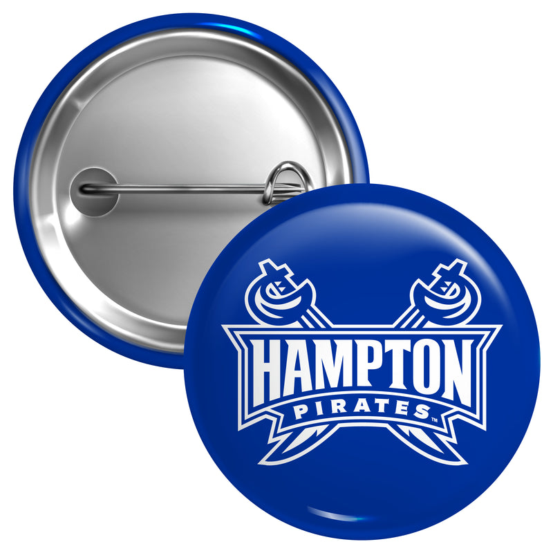 Hampton University Large 3-Inch Button Pin Officially Licensed Collegiate Product Large