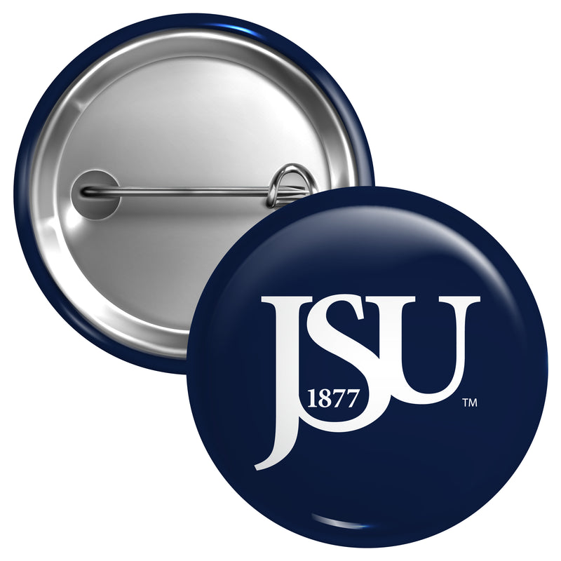 Jackson State University Medium 2-Inch Button Pin Officially Licensed Collegiate Product Medium