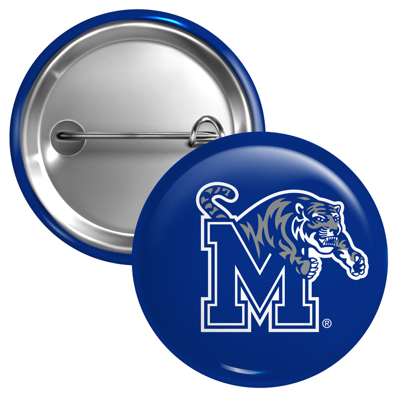 Memphis Tigers Small 1-Inch Button Pin Officially Licensed Collegiate Product Small