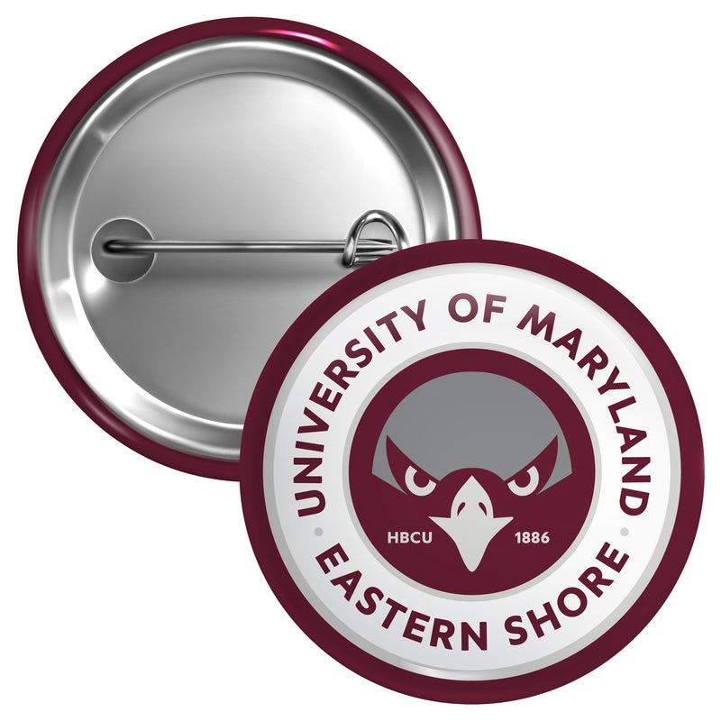 Maryland Eastern Shore Button Pin Officially Licensed - 3 Size Options Small (1-Inch)