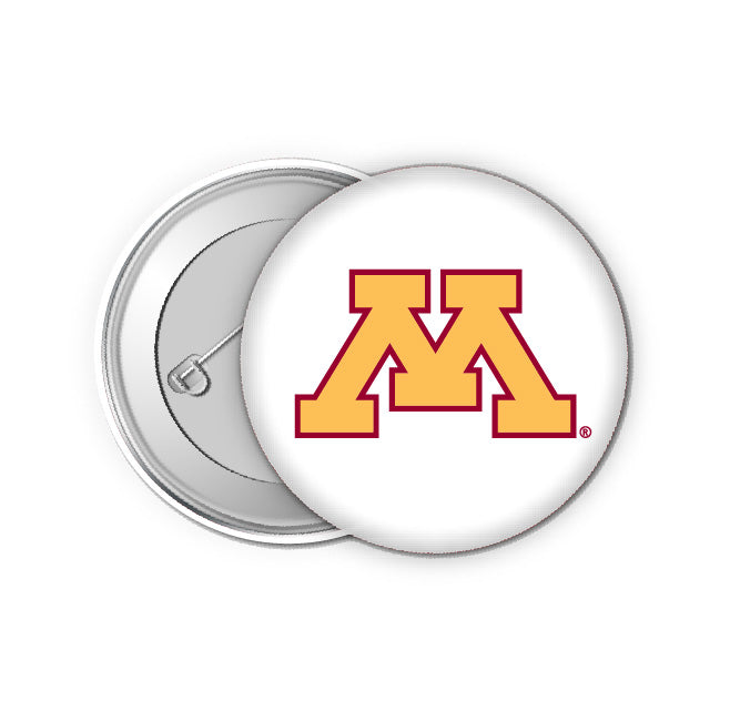 Minnesota Gophers Small 1-Inch Button Pin 4 Pack Officially Licensed Collegiate Product