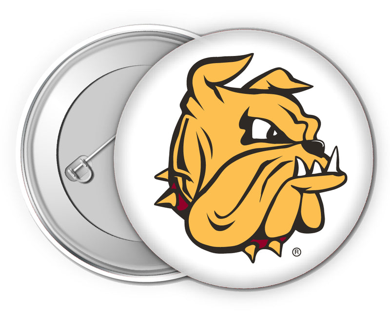 Minnesota Duluth Bulldogs Small 1-Inch Button Pin 4 Pack Officially Licensed Collegiate Product
