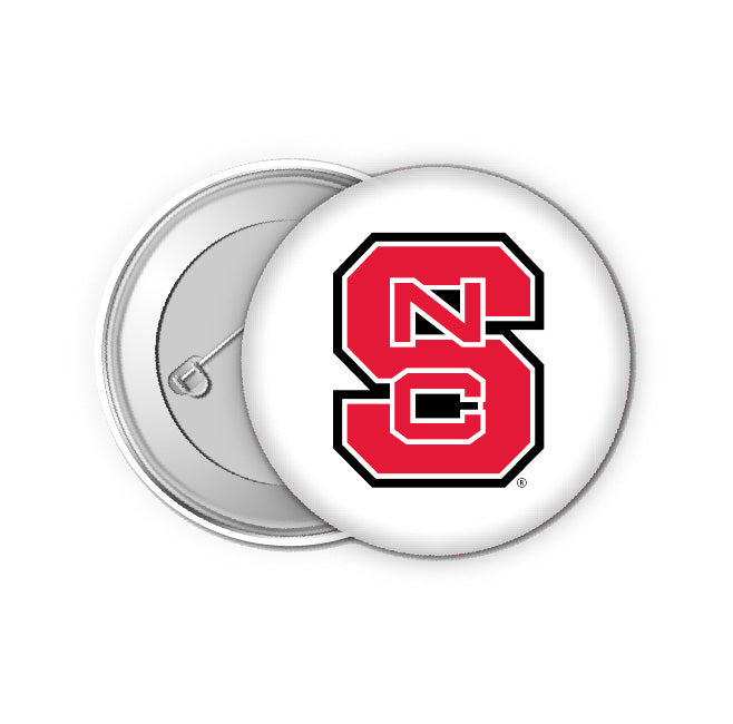 NC State Wolfpack Small 1-Inch Button Pin 4 Pack Officially Licensed Collegiate Product