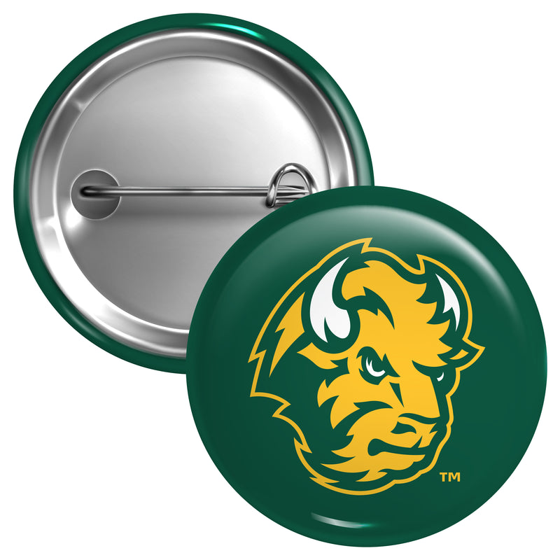 North Dakota State Bison Large 3-Inch Button Pin Officially Licensed Collegiate Product Large