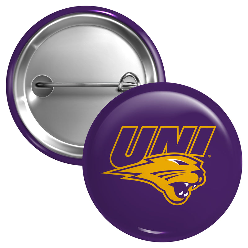 Northern Iowa Panthers Large 3-Inch Button Pin Officially Licensed Collegiate Product Large
