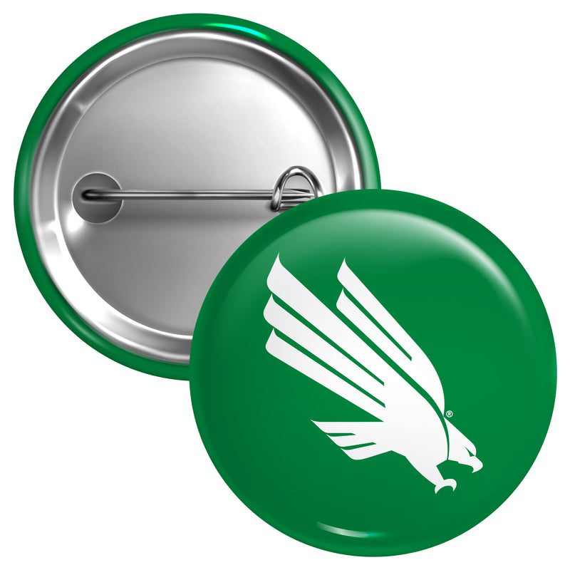 North Texas Medium 2-Inch Button Pin Officially Licensed Collegiate Product Medium