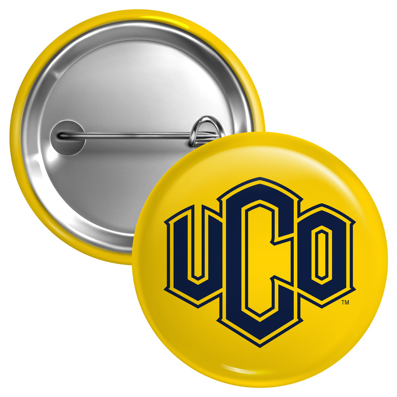 University of Central Oklahoma Bronchos Large 3-Inch Button Pin Officially Licensed Collegiate Product Large