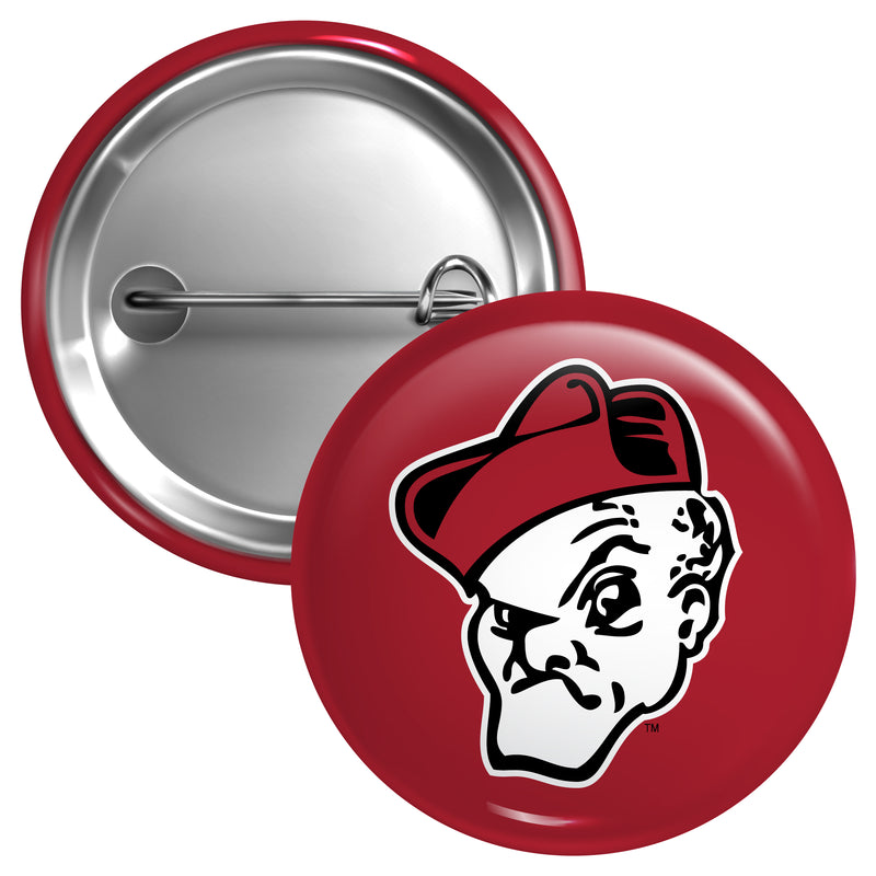 Ohio Wesleyan University Medium 2-Inch Button Pin Officially Licensed Collegiate Product Medium