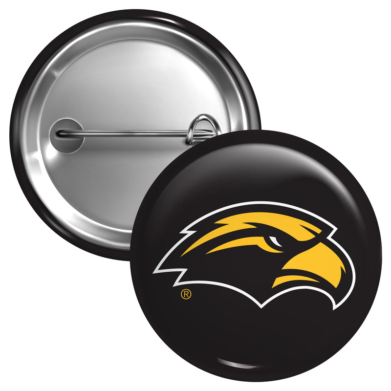 Southern Mississippi Golden Eagles Medium 2-Inch Button Pin Officially Licensed Collegiate Product Medium