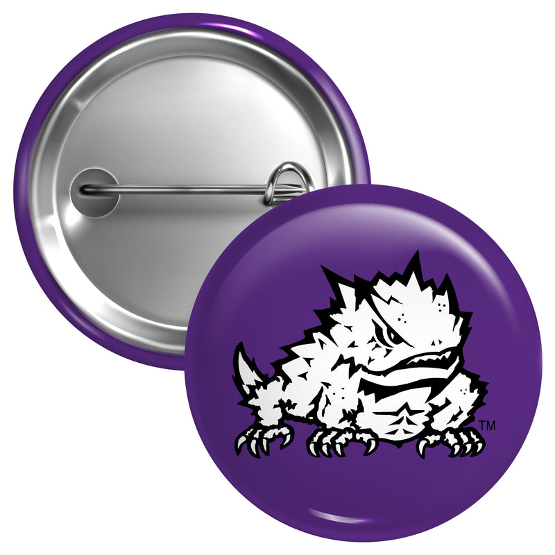 Texas Christian University Large 3-Inch Button Pin Officially Licensed Collegiate Product Large