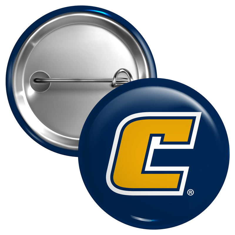 University of Tennessee at Chattanooga Medium 2-Inch Button Pin Officially Licensed Collegiate Product Medium