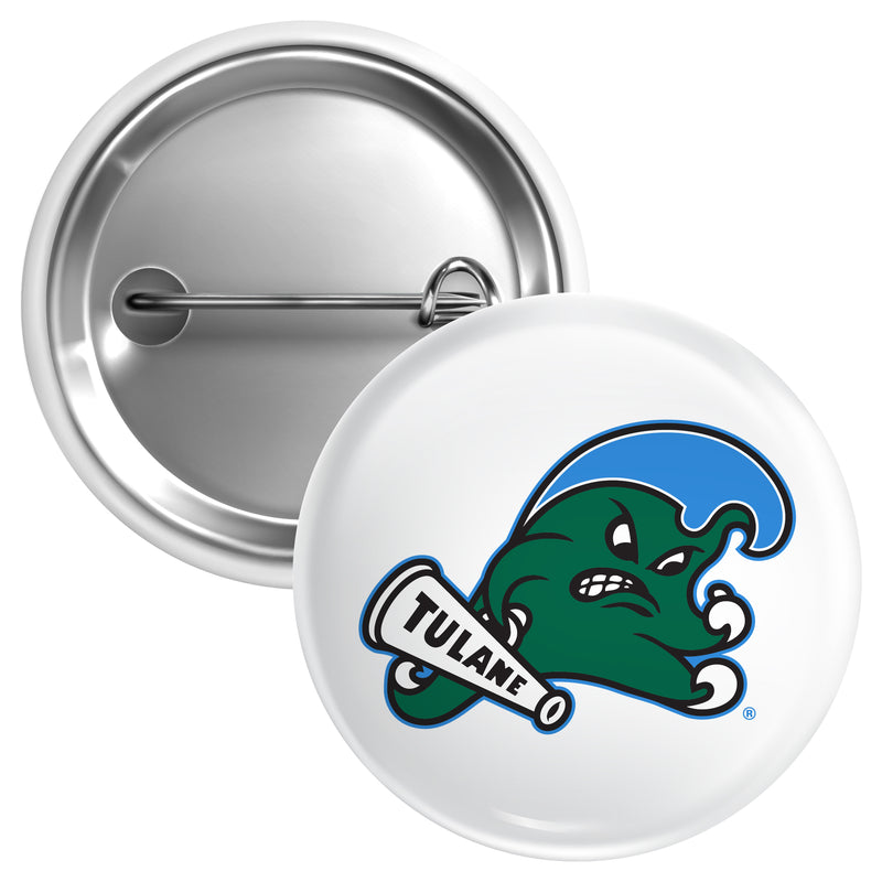 Tulane University Green Wave Small 1-Inch Button Pin Officially Licensed Collegiate Product Small