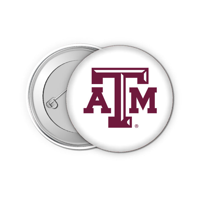 Texas A&M Aggies Small 1-Inch Button Pin 4 Pack Officially Licensed Collegiate Product