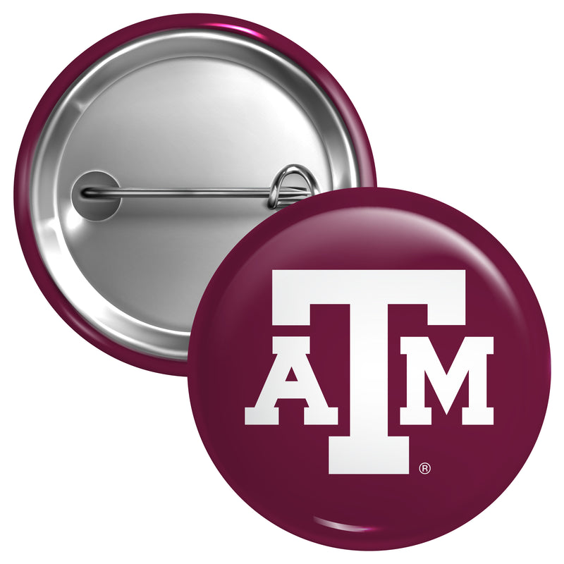 Texas A&M Aggies Large 3-Inch Button Pin Officially Licensed Collegiate Product Large