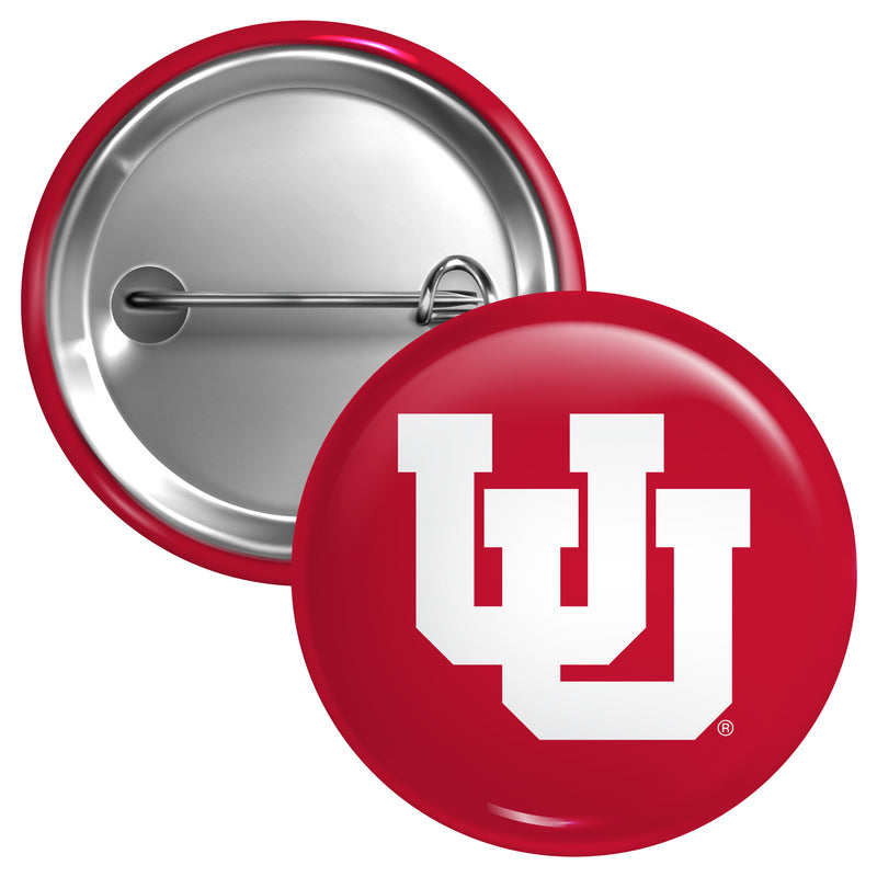 Utah Utes Small 1-Inch Button Pin Officially Licensed Collegiate Product Small