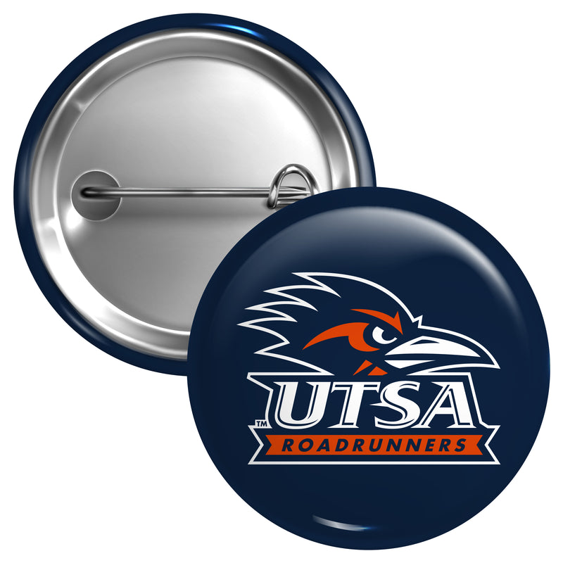 UTSA Roadrunners Large 3-Inch Button Pin Officially Licensed Collegiate Product Large