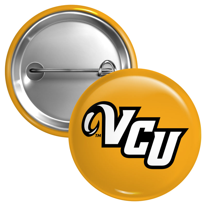 Virginia Commonwealth Large 3-Inch Button Pin Officially Licensed Collegiate Product Large