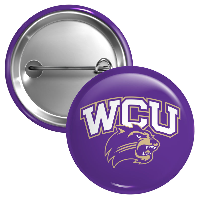 Western Carolina University Large 3-Inch Button Pin Officially Licensed Collegiate Product Large