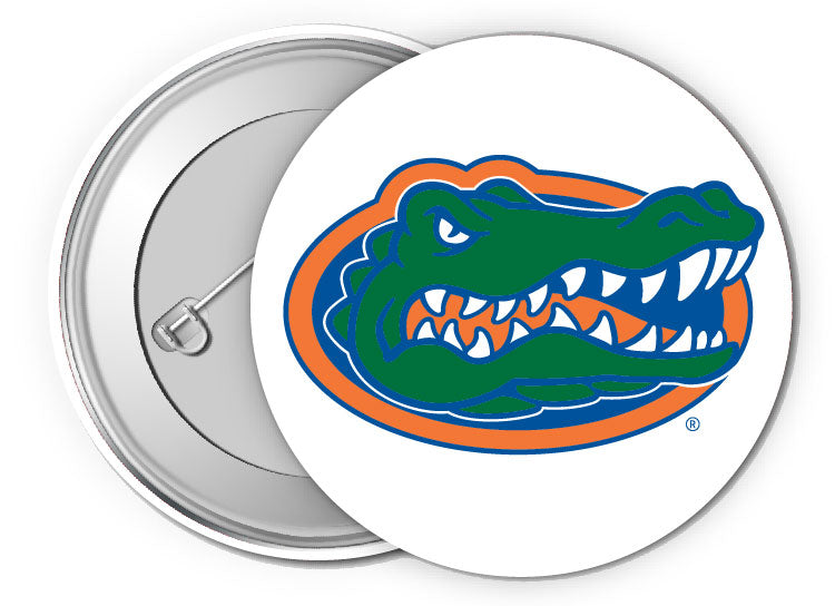 Florida Gators Medium 2-Inch Button Pin 4 Pack Officially Licensed Collegiate Product