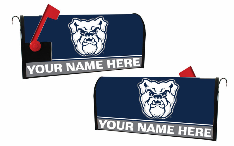 Butler Bulldogs NCAA Officially Licensed Mailbox Cover Customizable With Your Name