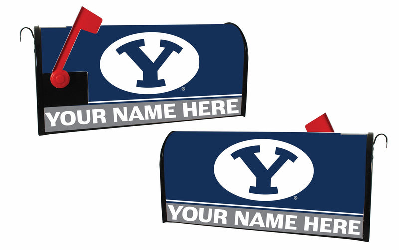 Brigham Young Cougars NCAA Officially Licensed Mailbox Cover Customizable With Your Name