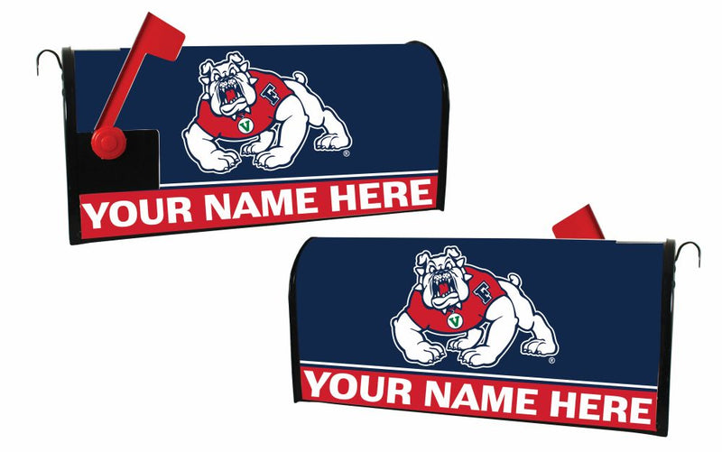 Fresno State Bulldogs NCAA Officially Licensed Mailbox Cover Customizable With Your Name