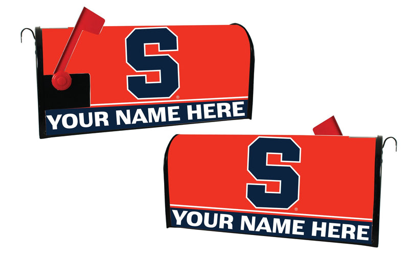 Syracuse Orange NCAA Officially Licensed Mailbox Cover Customizable With Your Name