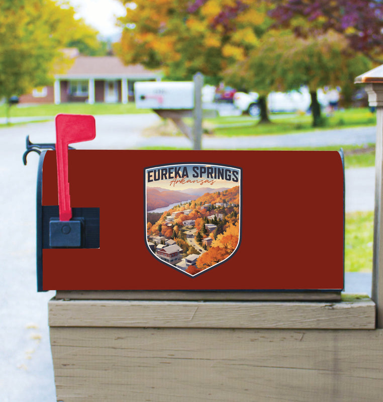 Eureka Springs Arkansas Little Switzerland of the Ozarks Design Souvenir Magnetic Mailbox Cover