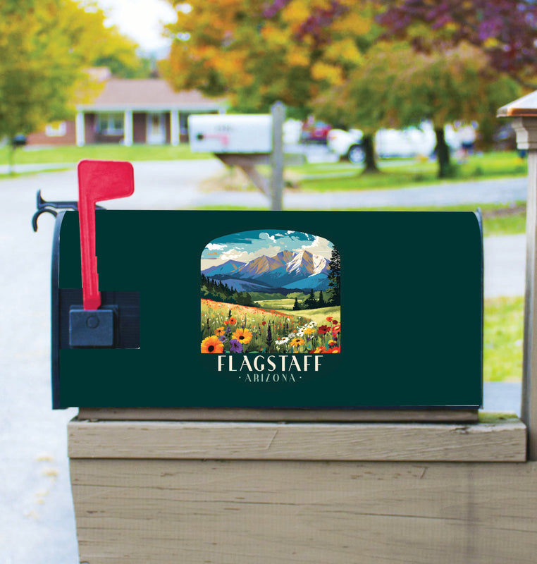 Flagstaff Arizona Design C Souvenir Magnetic Mailbox Cover