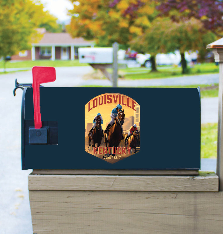 Louisville Kentucky Derby City Design Souvenir Magnetic Mailbox Cover