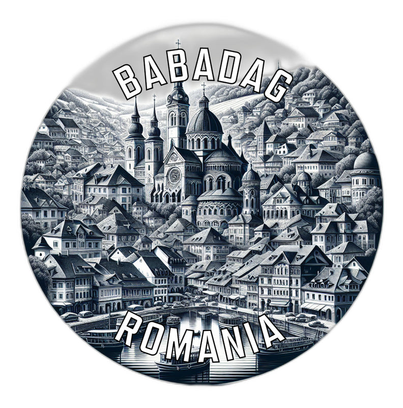 Babadag Romania Souvenir Vinyl Decal Sticker 2-Inch