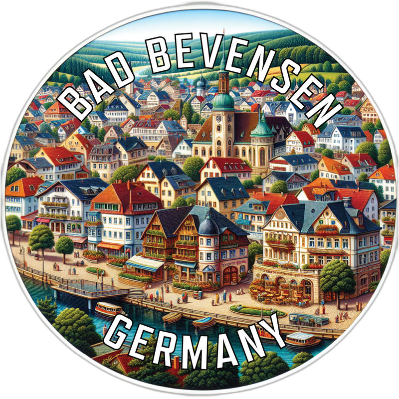 Bad Bevensen Germany Souvenir Die Cut Flat Magnet 4-Inch