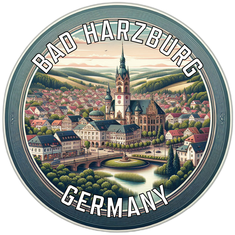 Bad Harzburg Germany Souvenir Vinyl Decal Sticker 6-Inch
