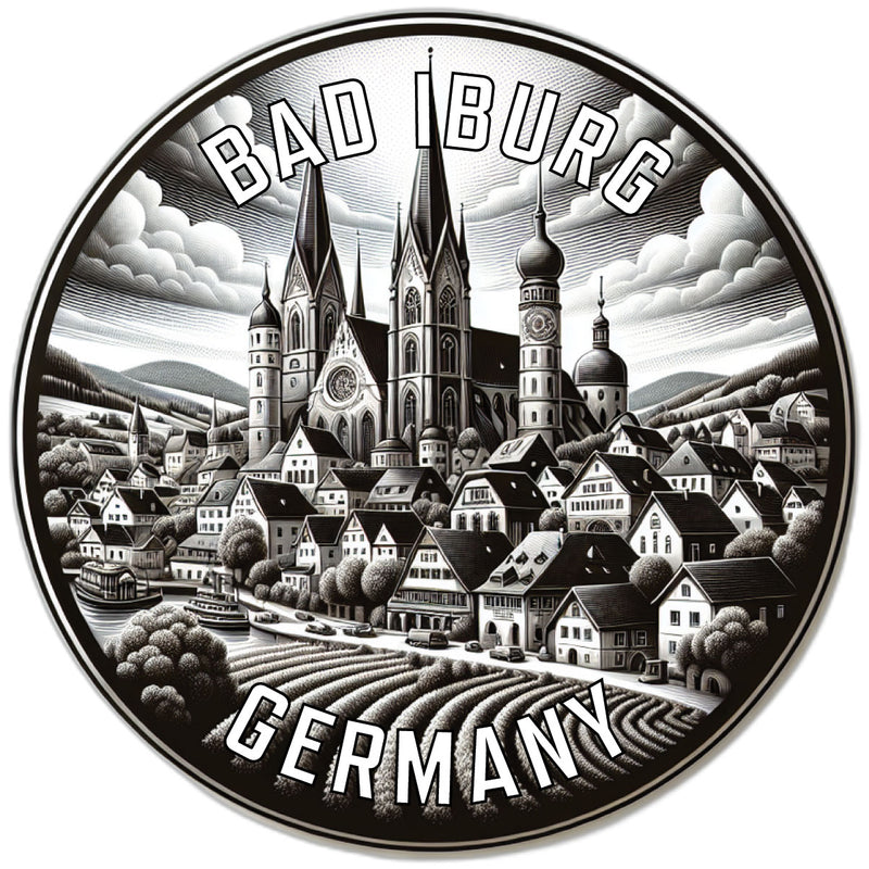 Bad Iburg Germany Souvenir Die Cut Flat Magnet 2-Inch