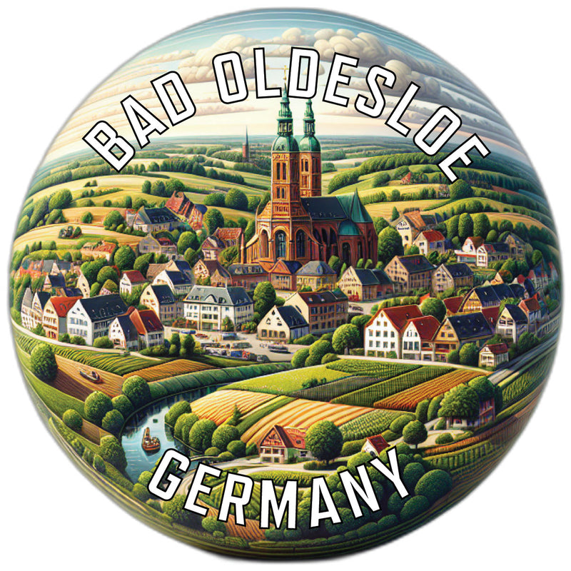 Bad Oldesloe Germany Souvenir Die Cut Flat Magnet 2-Inch