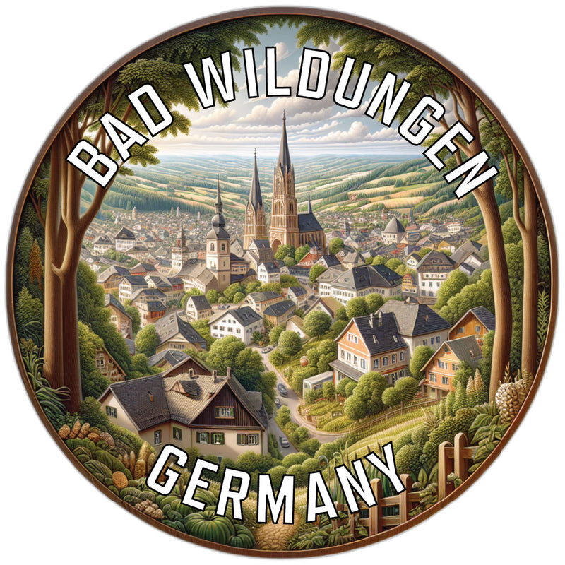 Bad Wildungen Germany Souvenir Vinyl Decal Sticker 2-Inch